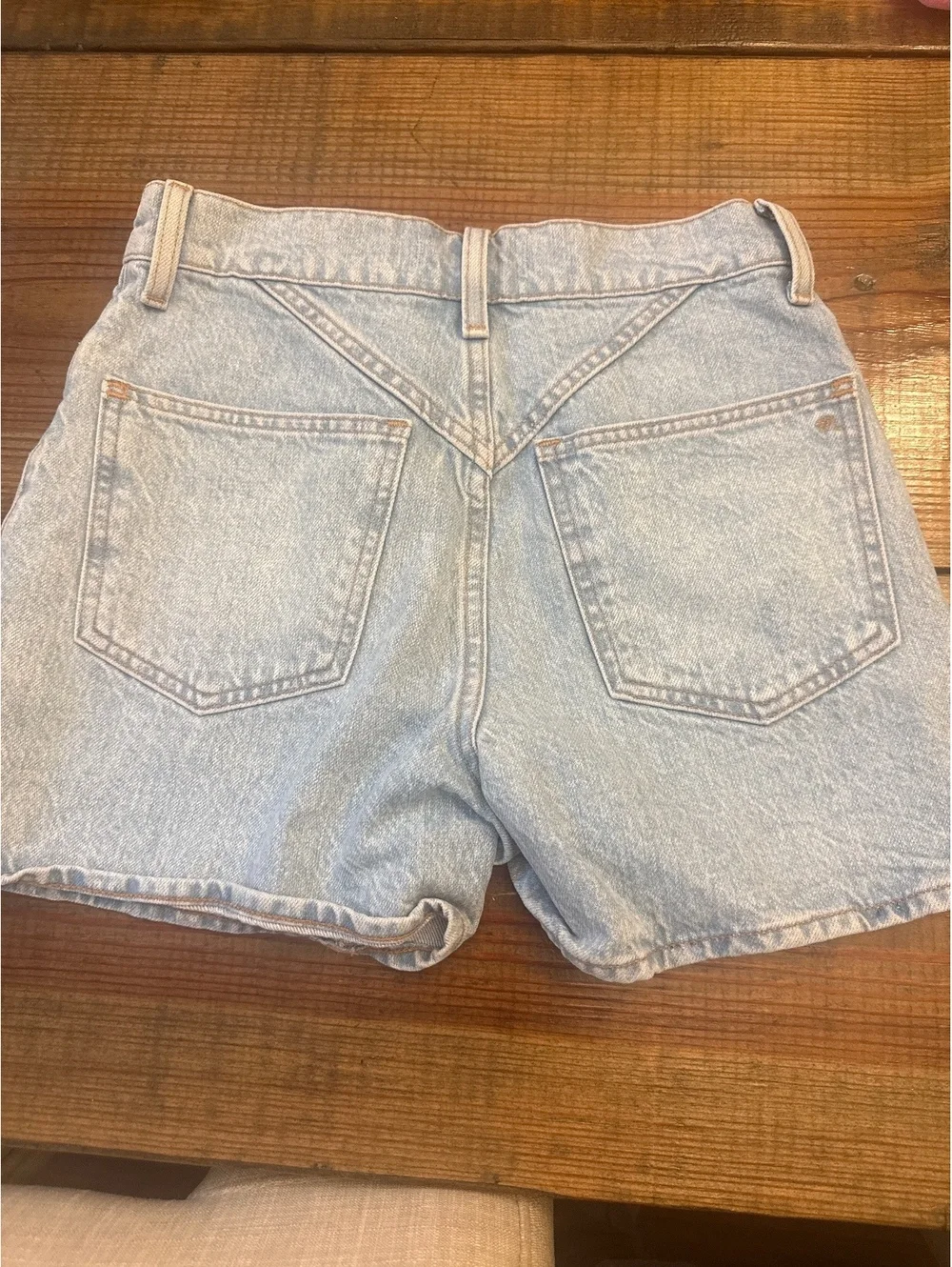 Madewell The Momjean Short Denim Shorts Size 24